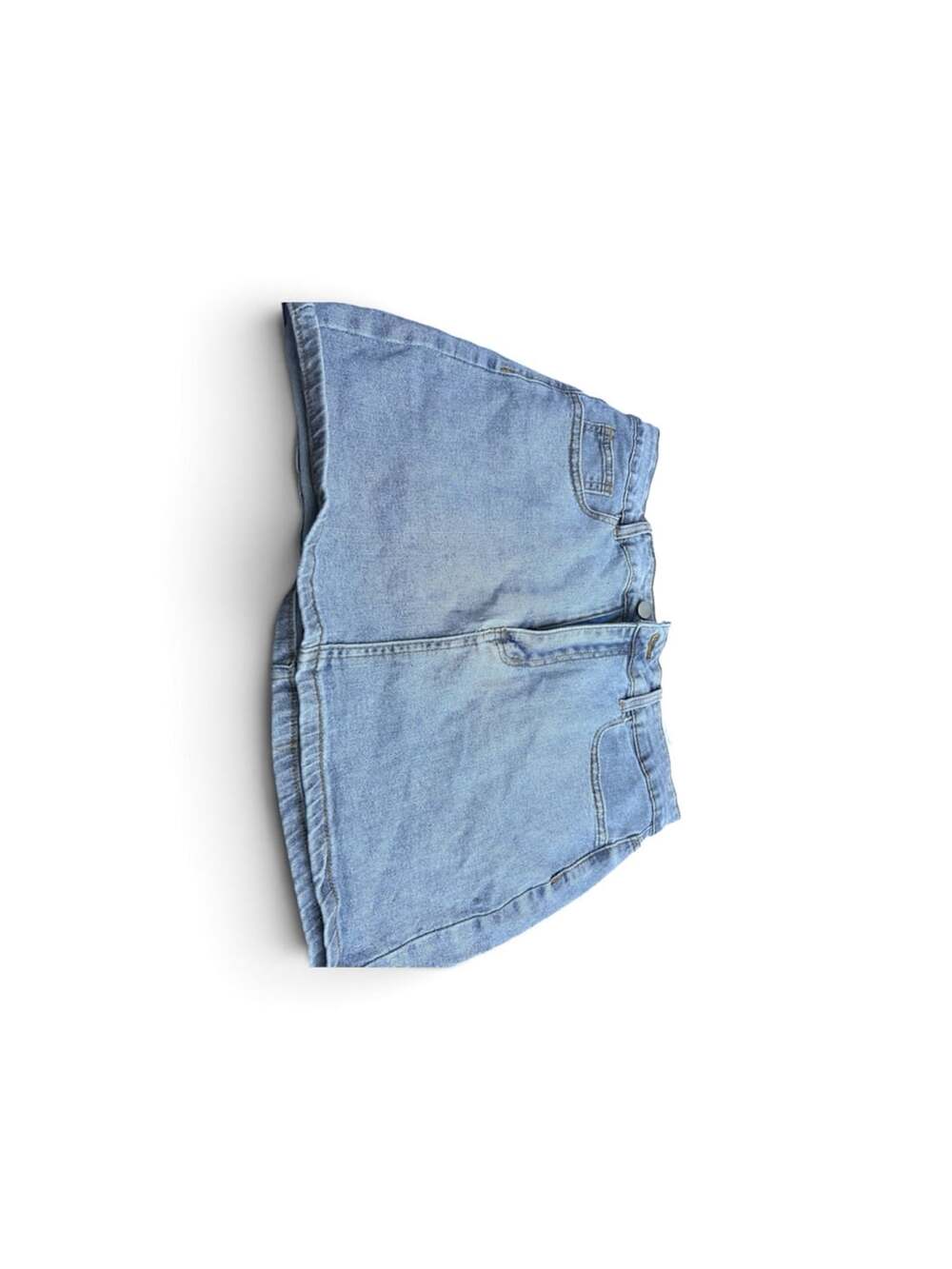 EMMIOL Women's Denim Mini Skirt Low Waist Jean Skirt Vintage Y2K Style